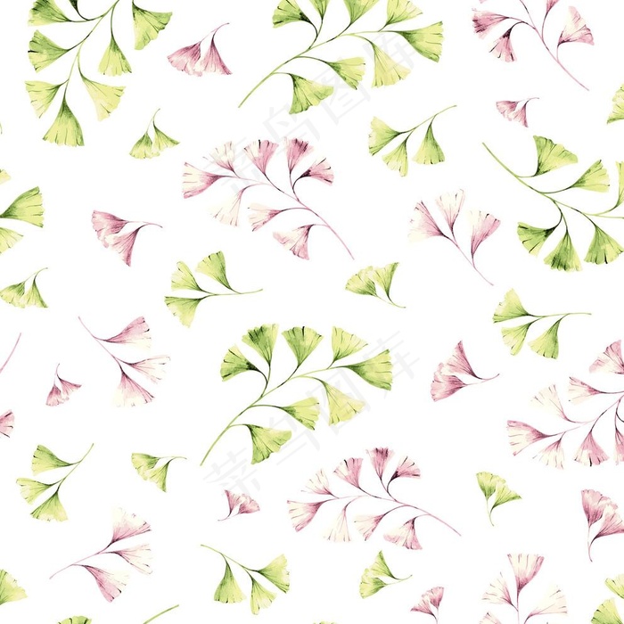 植物无缝印花图案图片eps,ai矢量模版下载