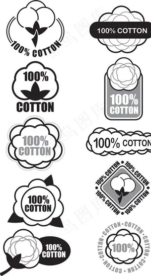 棉花 棉 标志图片