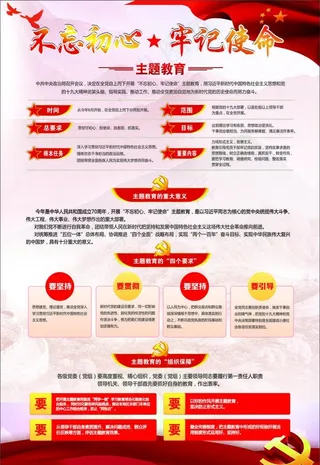 不忘初心 牢记使命图片