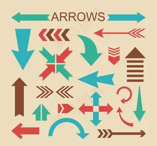 复古箭头图片
