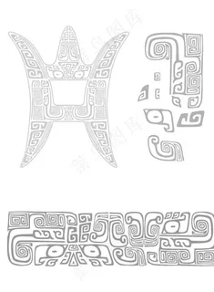 三国纹样 古代纹样 青铜器纹理图片 三国纹样 古代纹样 青铜器纹理图片