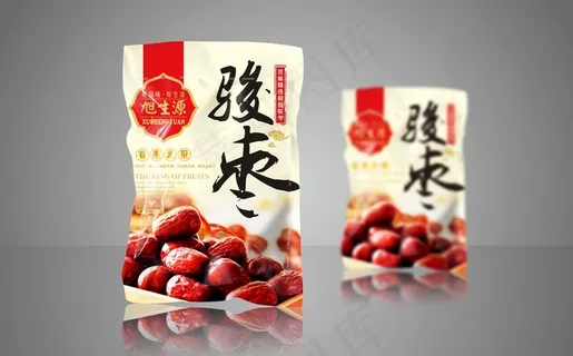 红枣包装平面图 效果图图片