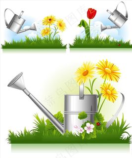 矢量园林工具图片