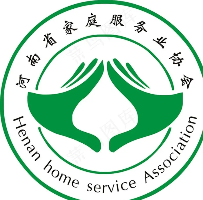 河南省家庭服务业协会LOGO图片ai矢量模版下载