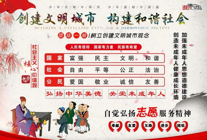 创卫城市 文明城市 全国卫生城图片(4961X3508(DPI:300))psd模版下载