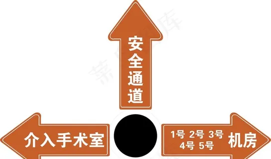 医院 地贴  箭头指示标图片