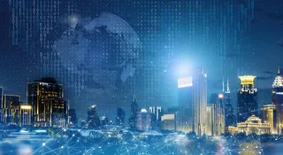 科技城市背景图片