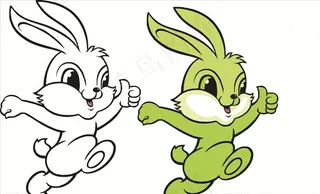 矢量图兔子图片