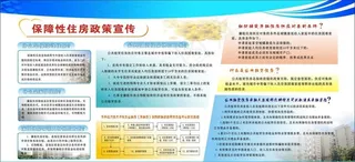 保障性住房政策宣传栏图片