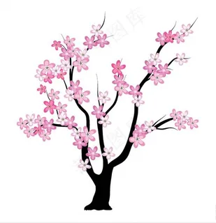 矢量桃树图片 矢量桃树图片