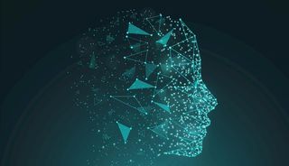 碎片化人脸科技识别炫酷海报图片