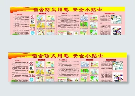 宿舍防火用电图片