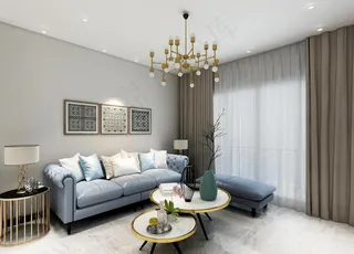 现代简约客厅装修效果图图片