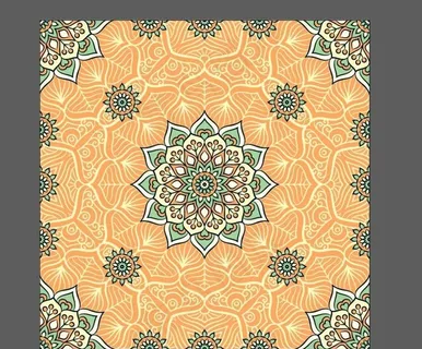 民族花纹背景图片