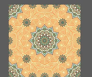 民族花纹背景图片