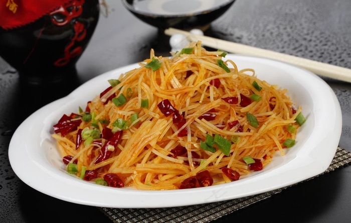 酸辣土豆丝图片