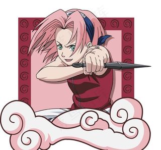 火影忍者人物矢量素材图片