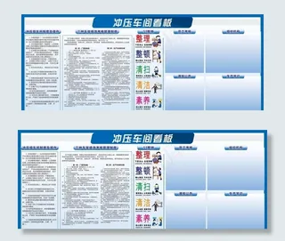 车间5S管理文化墙图片