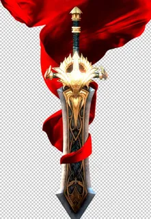 兵器宝剑红绸图片