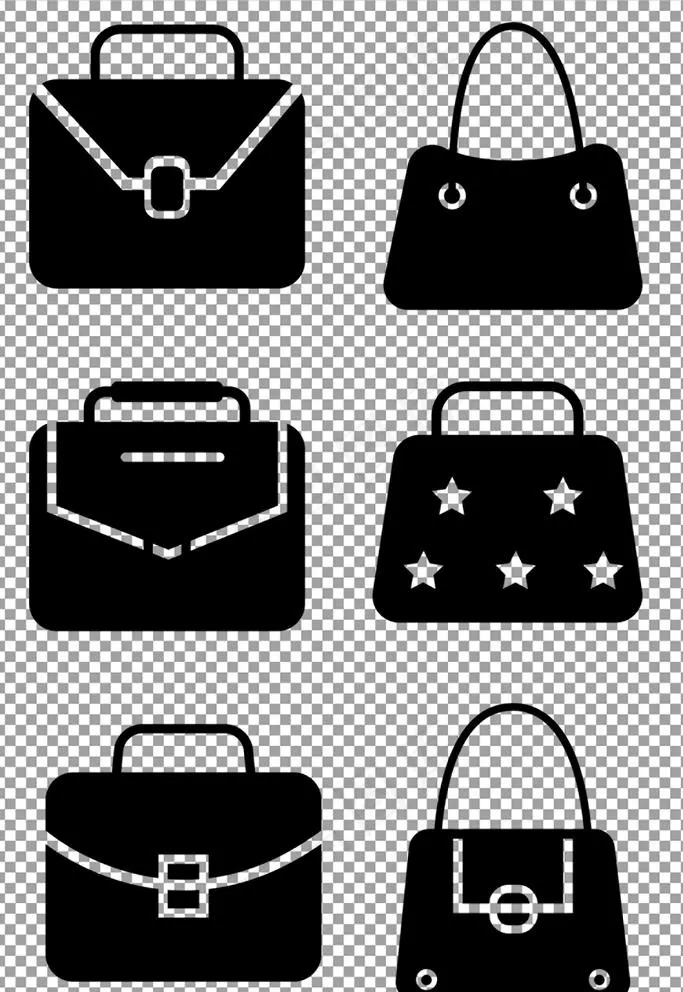 可爱女包男包购物袋图片