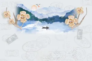 湖心图片