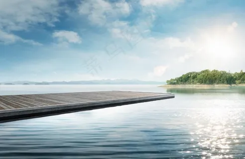 湖面  水面图片