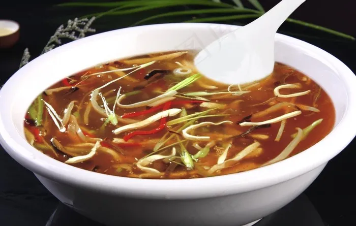 酸辣肚丝汤图片