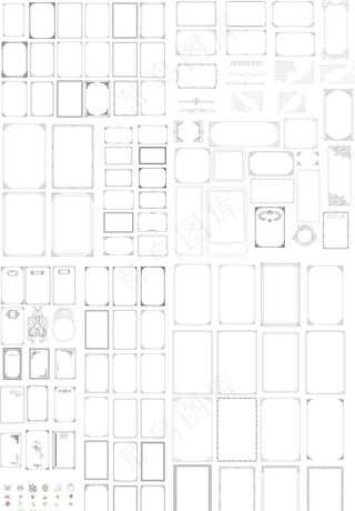 欧式花纹 花边 藤蔓 大集合图片