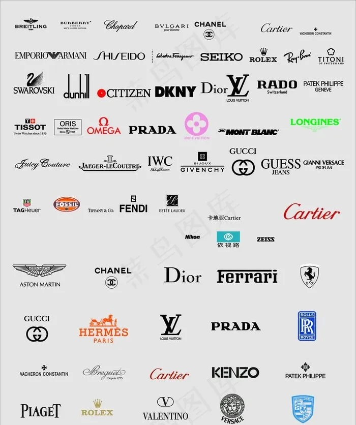 名牌LOGO图片cdr矢量模版下载