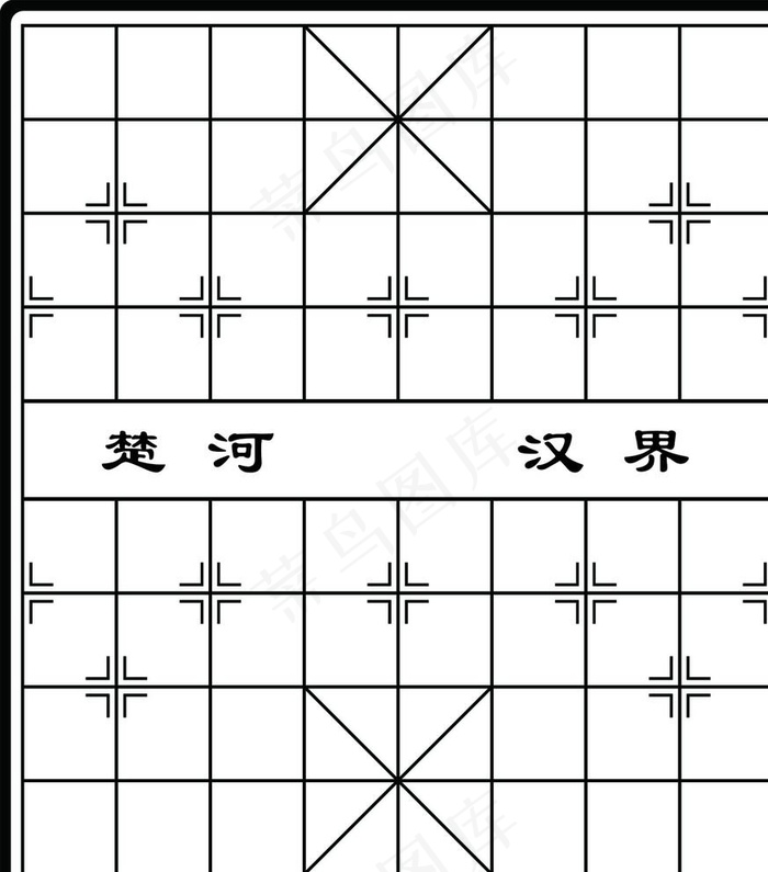 矢量象棋棋盘图图片cdr矢量模版下载