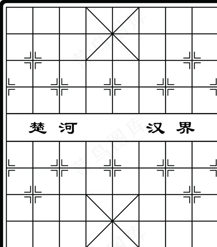 矢量象棋棋盘图图片cdr矢量模版下载