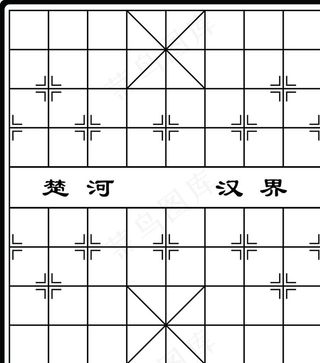 矢量象棋棋盘图图片