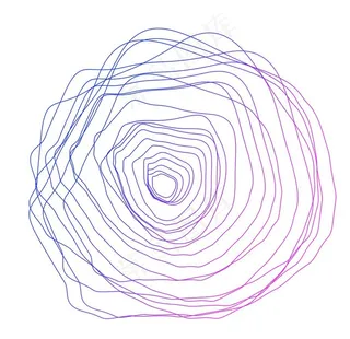 彩色线条装饰元素图片