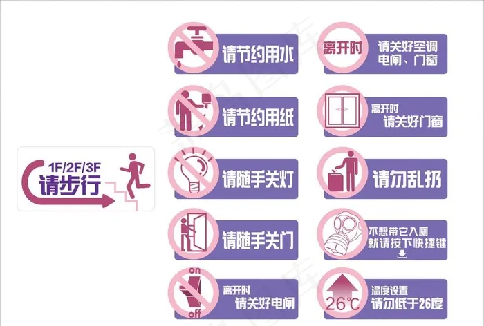 各类温馨提示牌图片cdr矢量模版下载