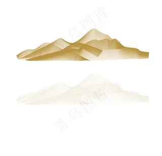 山线条矢量图片