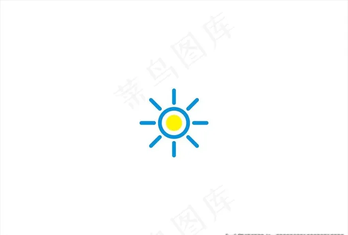 太阳图标图片cdr矢量模版下载