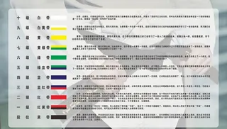 跆拳道色带图图片