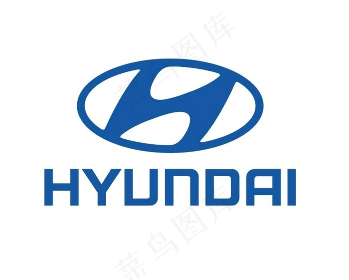 现代汽车logo图片ai矢量模版下载