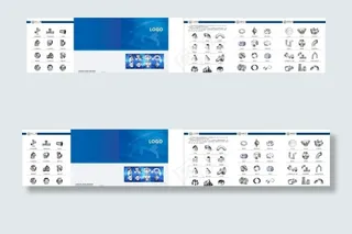 法兰弯头管件三折页图片