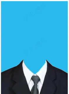 一寸证件照标准红蓝底图片