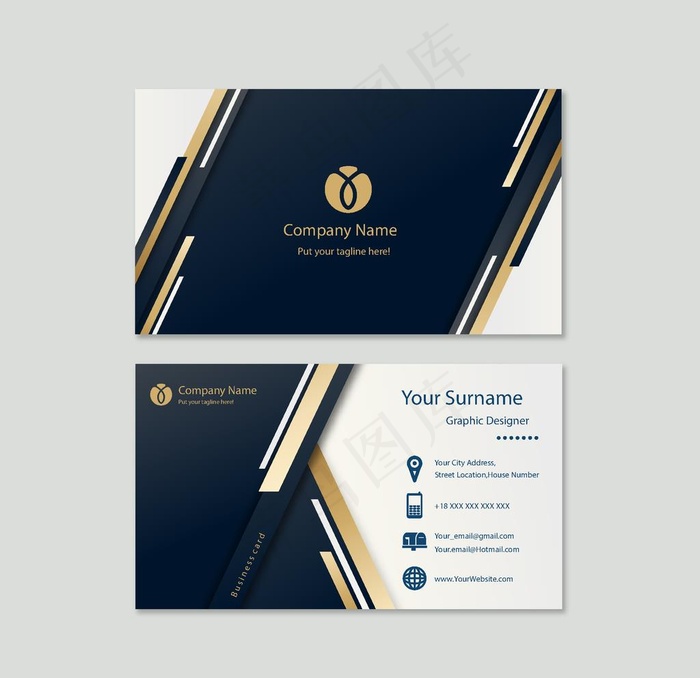 高档名片模板图片