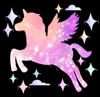 梦幻独角兽 飞马图片