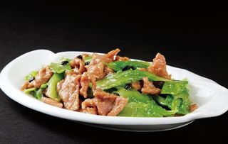 凉瓜炒牛肉图片