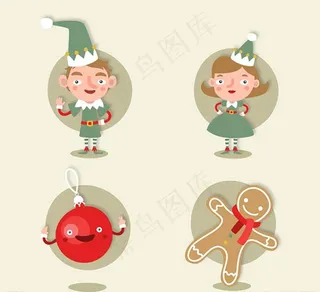 精致圣诞元素图片