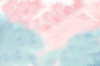 粉色渲染 蓝色晕染 婚礼背景图片