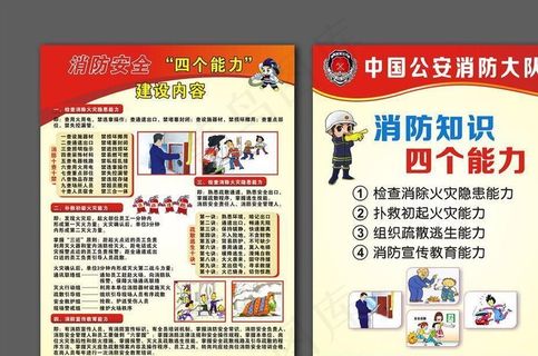 消防安全 知识四个能力图片