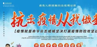 疫情防控内容展板图片