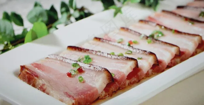 清蒸大片腊肉图片