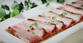 清蒸大片腊肉图片
