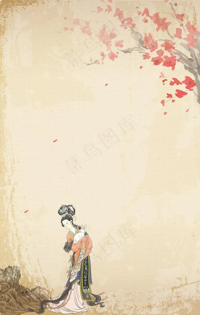 中式背景图片(3545X5315(DPI:300))psd模版下载